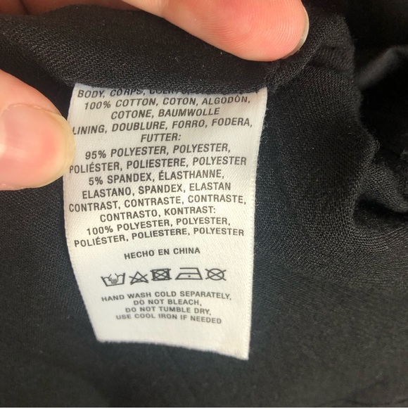 HD in Paris Anthropologie Drea Bell Sleeve Lace Dress | Black | Size Medium - Picture 8 of 14